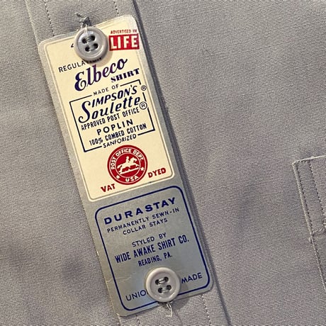 1960's Elbeco Poplin L/S Shirt Deadstock