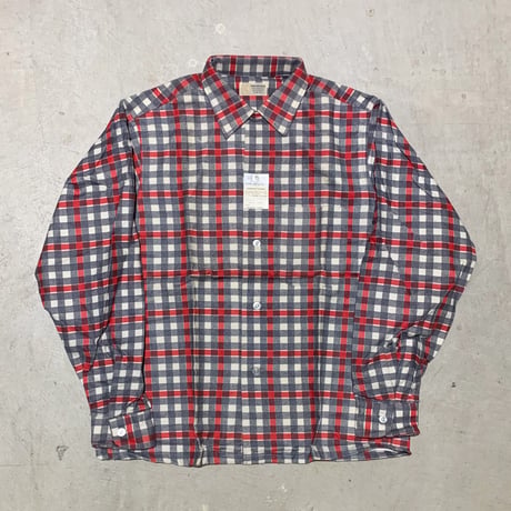 1960's VAN HEUSEN Flannel L/S Shirt Deadstock