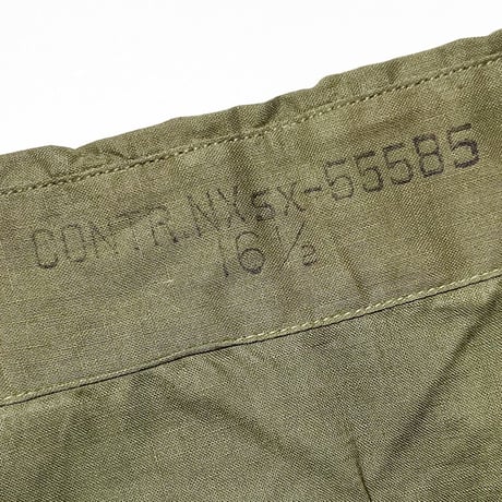 1940's US.NAVY N-3 Poplin L/S Shirt Deadstock