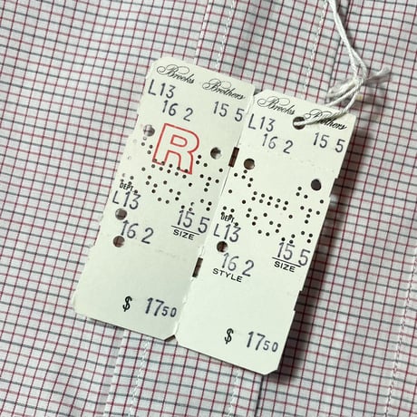 1960's〜 Brooks Brothers L/S Shirt Deadstock