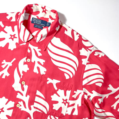 1990's〜 Polo by Ralph Lauren Rayon S/S Shirt