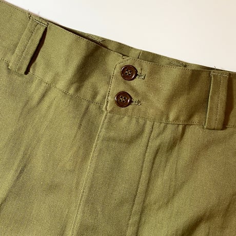1950〜60's French Army M-47 Herringbone Trousers Deadstock