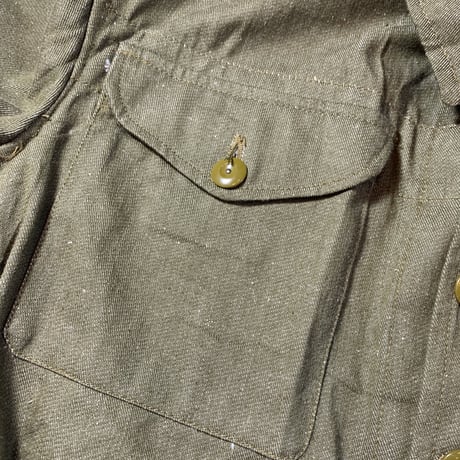 1950's British Army Green Denim Jacket Deadstock
