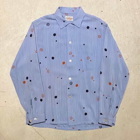 1950〜60's TOWNCRAFT Rayon L/S Shirt
