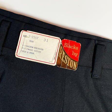1960's RESTON Tapered Slacks Deadstock