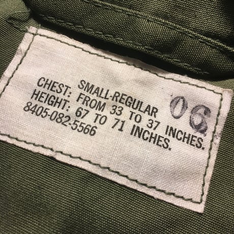 1960's US.ARMY Jungle Fatigue 3rd Jacket Deadstock