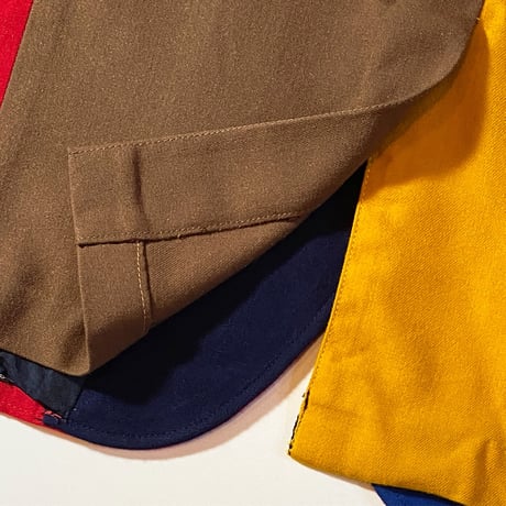 1960's Unknown Fabric&Color Sample Crazy Pattern Tailored Jacket