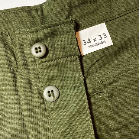 1960's US.ARMY Utility Trousers Deadstock