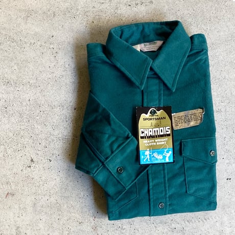 1970's Benoit's Chamois Cloth L/S Shirt Deadstock