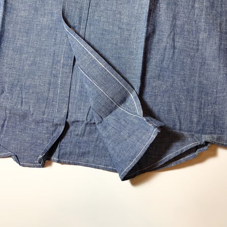 1960's RIVERSIDE Chambray L/S Shirt Deadstock