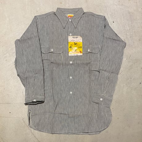 1950's〜 PAY-DAY Hickory L/S Shirt Deadstock