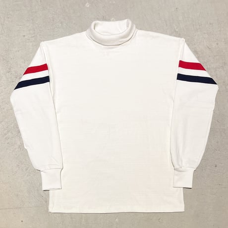 1980's THATCHER&CROSS Rugger Turtleneck L/S Tee Deadstock