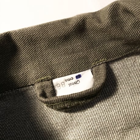 1960's〜 British Green Denim Prisoner Jacket