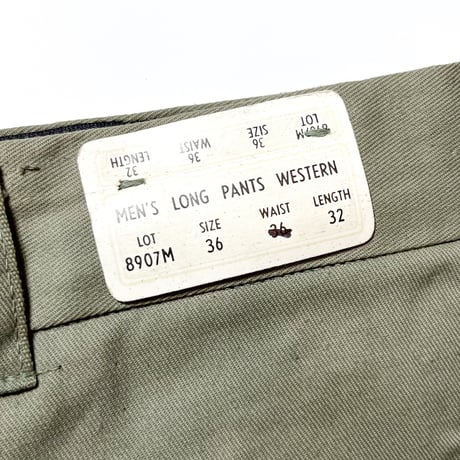1960's〜 Blue Giant Tapered Pants Deadstock