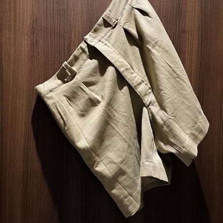 1950〜60's French Army M-52 Chino Short Pants Deadstock
