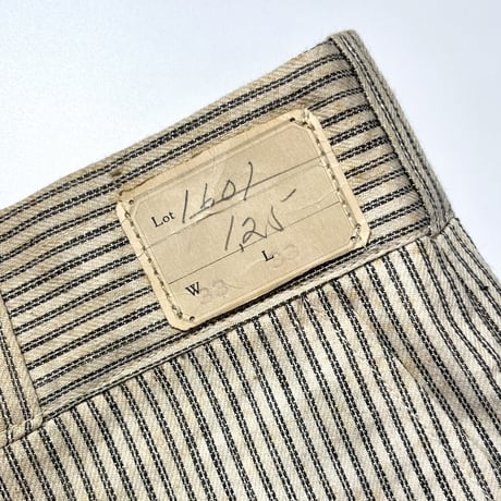 1930〜40's Unknown Cotton Trousers Deadstock