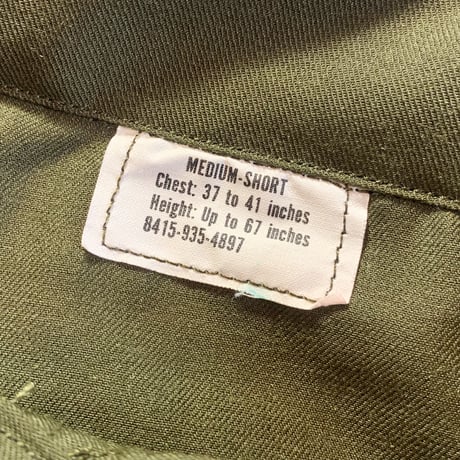 1970's US.ARMY  Heli-Crew L/S Shirt Deadstock
