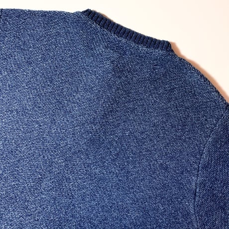 1980's L.L.Bean Indigo Cotton Sweater