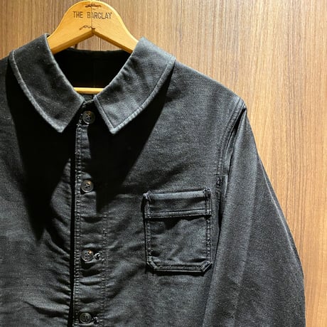 1950's MAXIMUM Black Moleskin Jacket