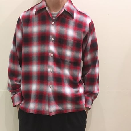 1960's ROYAL DOMAIN Rayon L/S Shirt