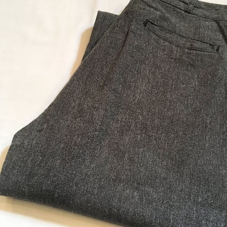 1940's Unknown Black Chambray Trousers