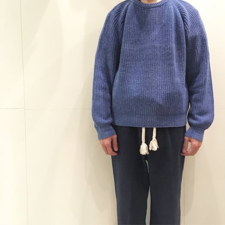 1980's L.L.Bean Indigo Cotton Sweater