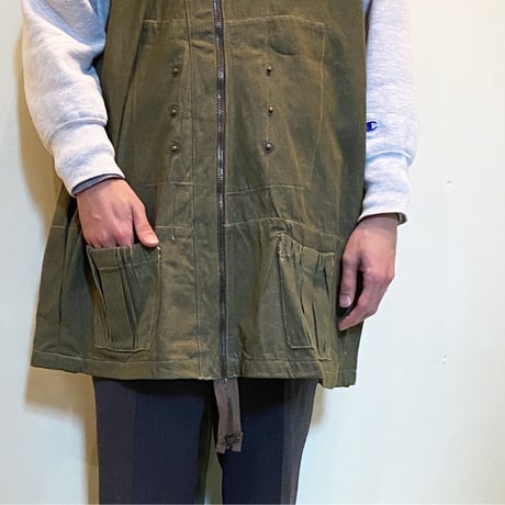 1940's British Military Green Denim Vest