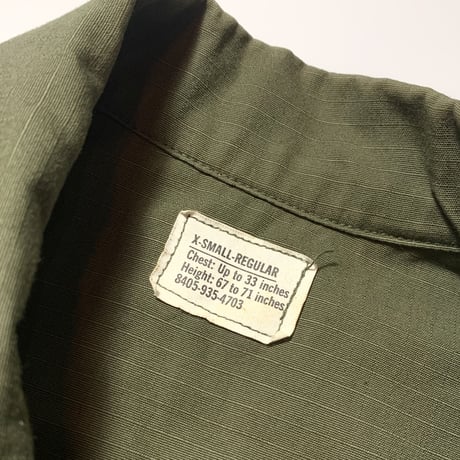 1970's US.ARMY Jungle Fatigue 4th Jacket