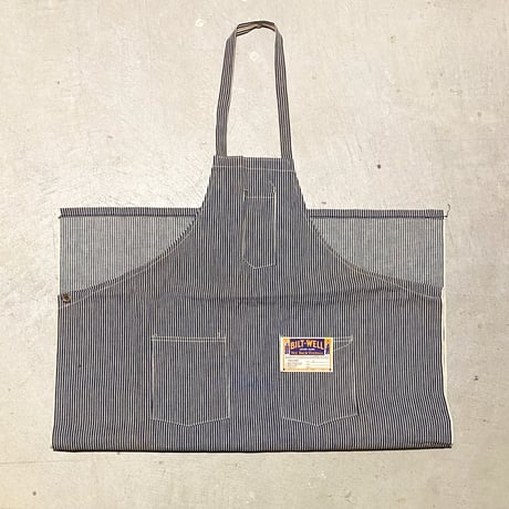 1940's BILT-WELL Hickory Apron Deadstock