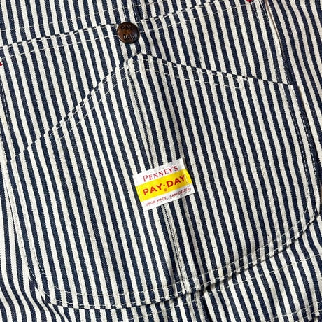 1950's PAY-DAY Hickory Overall Deadstock