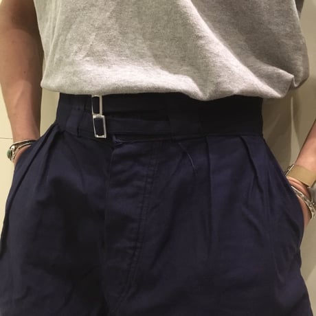 1960's Italy Navy Gurkha Short Pants