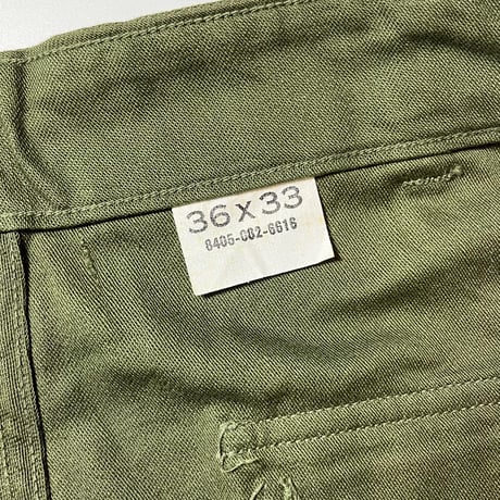 1960's US.ARMY Utility Trousers Deadstock
