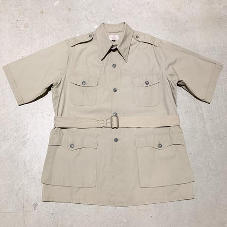1960's ABERCROMBIE&FITCH S/S Safari Jacket