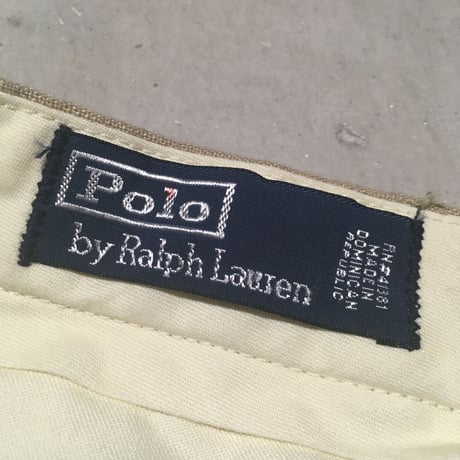 1990's〜 Polo by Ralph Lauren Linen Trousers Deadstock