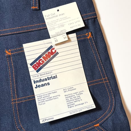 1980's〜 BIG MAC Denim Painter Pants Deadstock