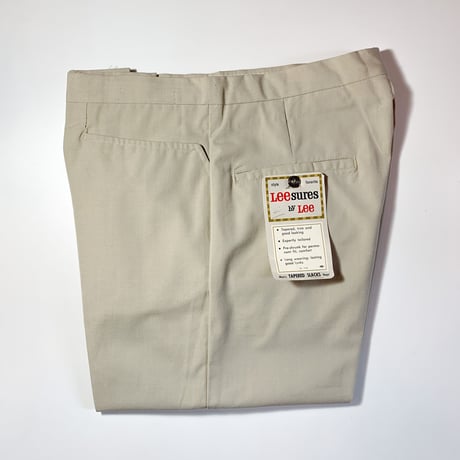 1960's Lee Leesures Tapered Pants Deadstock