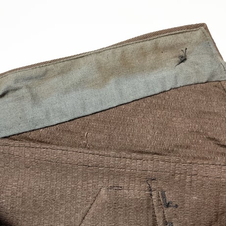 1930's〜 French Unknown Pique Trousers Deadstock