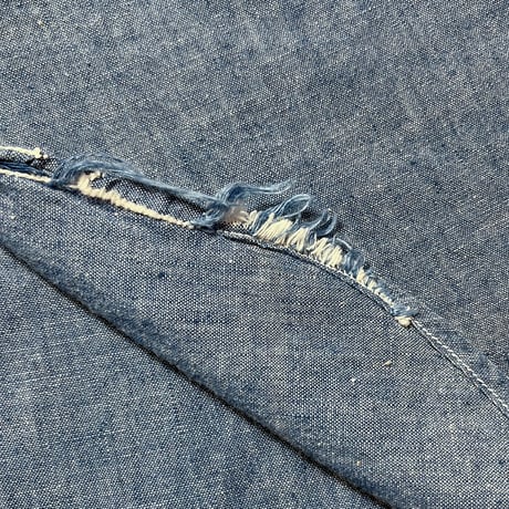 1940's US.NAVY Chambray L/S Shirt