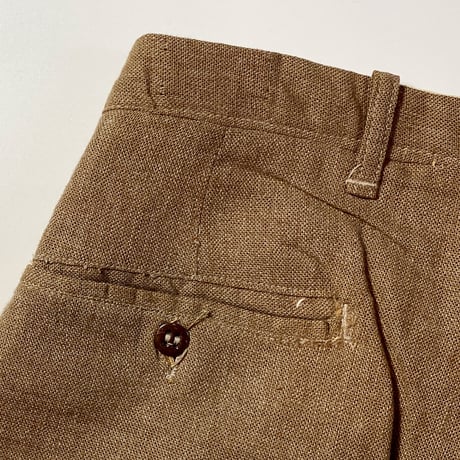 1940〜50's MAXWELL CO. Cotton Trousers Deadstock