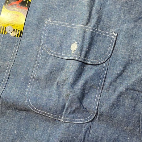 1960's RED DAM Chambray L/S Shirt Deadstock