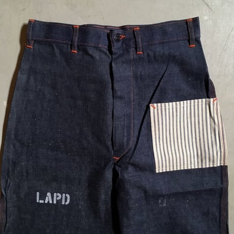 1950's〜 LAPD Denim Trousers Deadstock