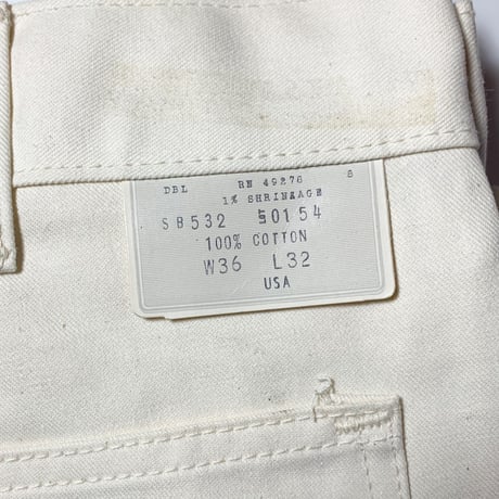 1970's〜 STANLEY Double Knee Painter Pants Deadstock