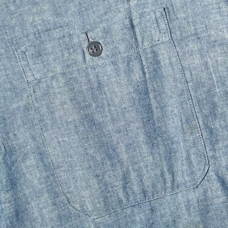 1960's US.NAVY Chambray L/S Shirt