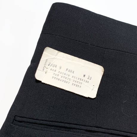 1960's Bur-Mil Tapered Slacks Deadstock