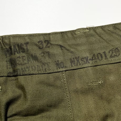 1940's US.NAVY N-3 Herringbone Trousers Deadstock