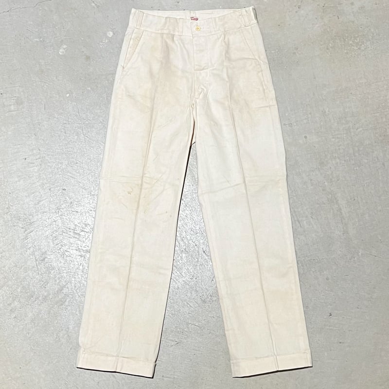 1930s ヴィンテージ LOEBS ワーク トラウザーズ デッドストック 古着 1930's〜 LOEB'S Cotton Trousers Deadstock | Unwave
