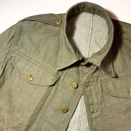 1950's British Army Green Denim Jacket Deadstock