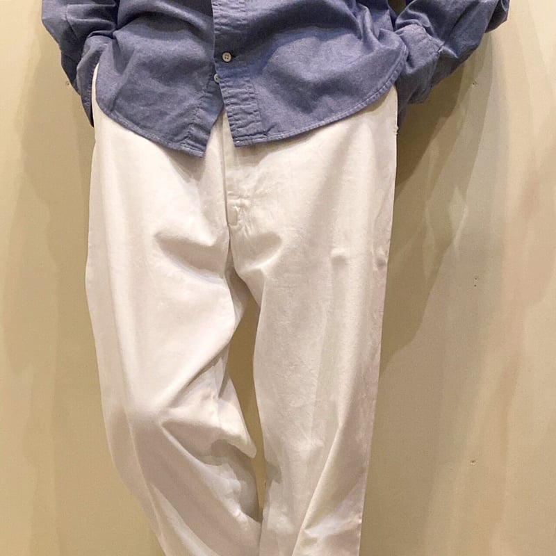 【60s】USNAVY ウールトラウザー　スラックス　極太ストレートシルエット 1960's US.NAVY White Trousers | Unwave