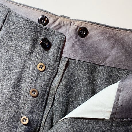 1950's Danish Military Wool Trousers Deadstock