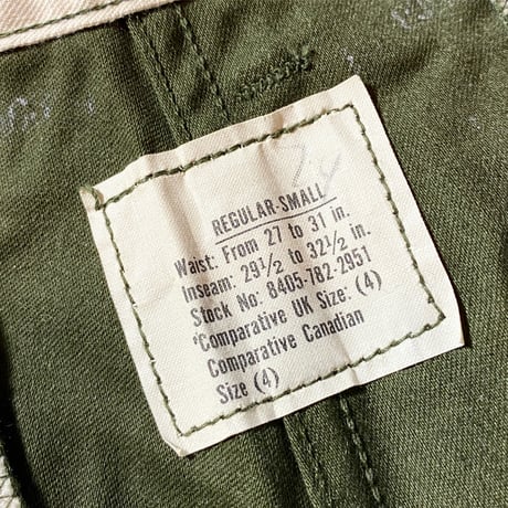 1960's US.ARMY M-65 Field Trousers Deadstock